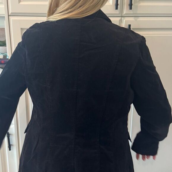 Armor Jeans black velvet jacket sz XL - Picture 9 of 10